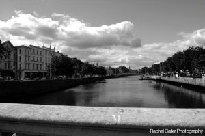 Ireland Dublin Bridge near the Liffey