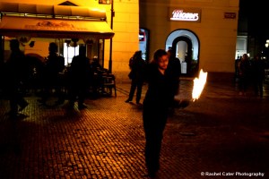 Fire Dancer in Prague 2 Rachel Cater Photography