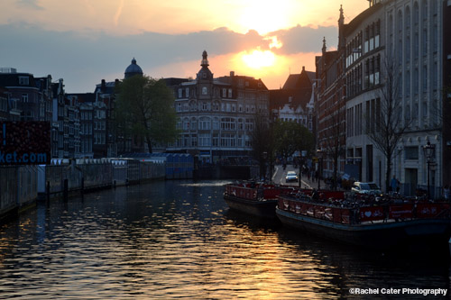 Sunset over a&nbsp;Canal