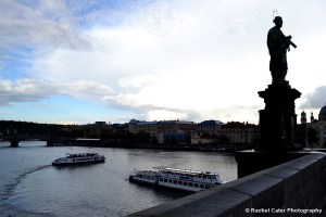 View from Charles Bridge during the day Rachel Cater Photography
