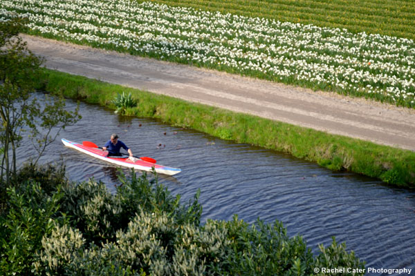 Man kayaking in&nbsp;Creek
