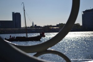 View through a handrail Amsterdam Rachel Cater Photography
