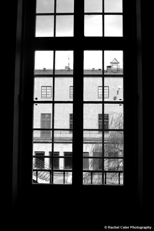View through window in stockholm Rachel Cater Photography