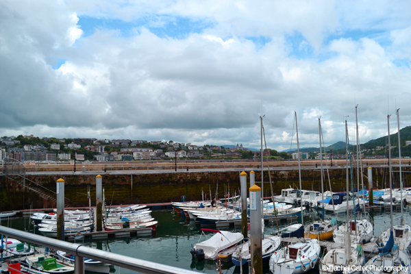 Boats in San Sebastián  Rachel Cater Photography