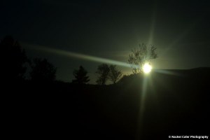 View from the bus Sunset in Spain Rachel Cater Photography
