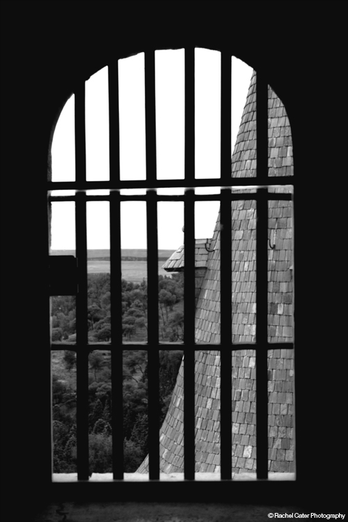 View from a castle window in Spain Rachel Cater Photography