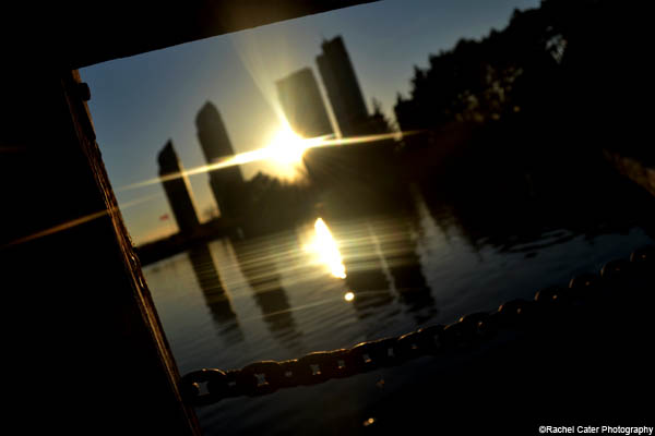 sunset through the pier rachel cater photography