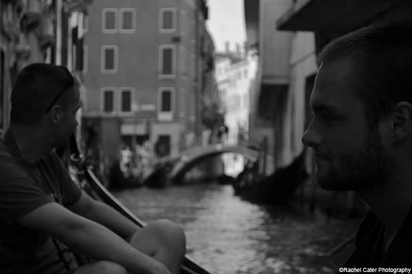 gondola ride in venice rachel cater photography